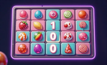 Sugar Rush 1000 Slot mit bunten Candy-Symbolen im GambleZen Casino