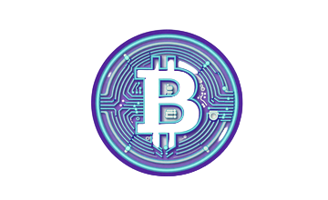 Bitcoin und Krypto-Zahlung als Neon-Icon im GambleZen Casino